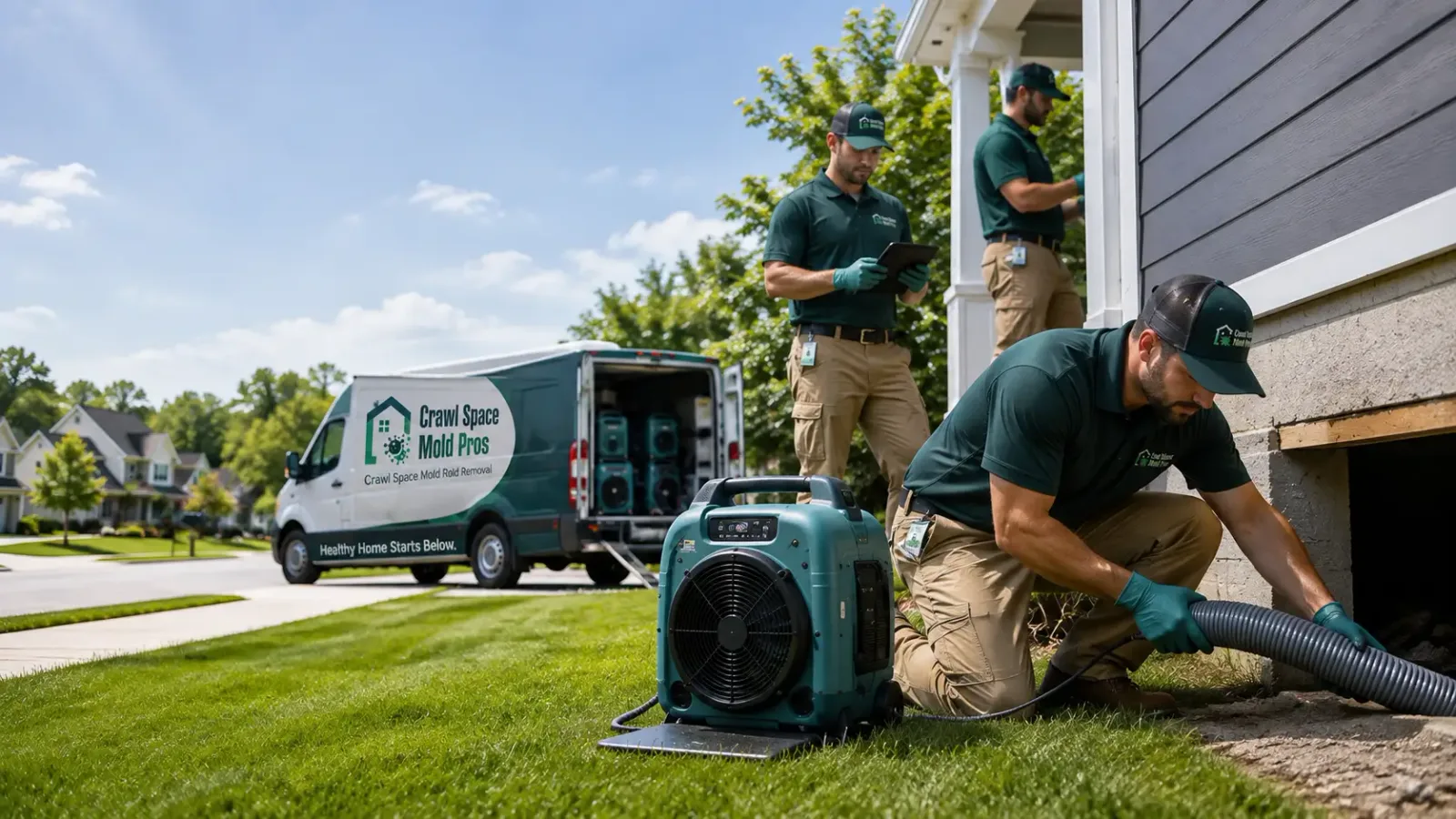 Crawl Space Mold Removal in Colleyville, TX